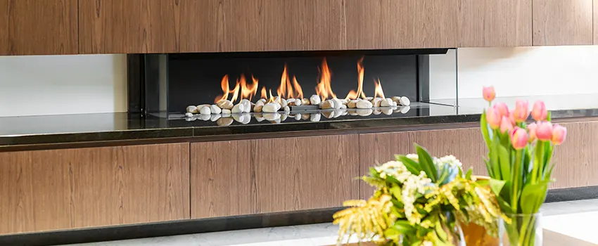 Double-height Fireplace Design Refurbishment in Goshen, Indiana