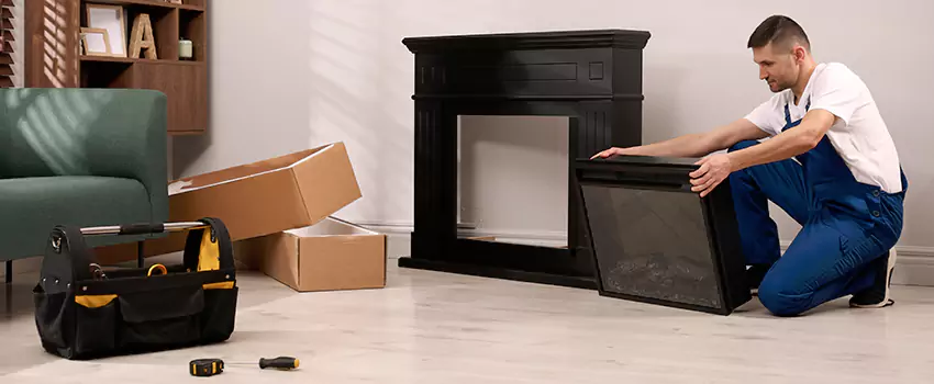 Old Rusted Metal Fireplace Repair And Replacement in Goshen, IN